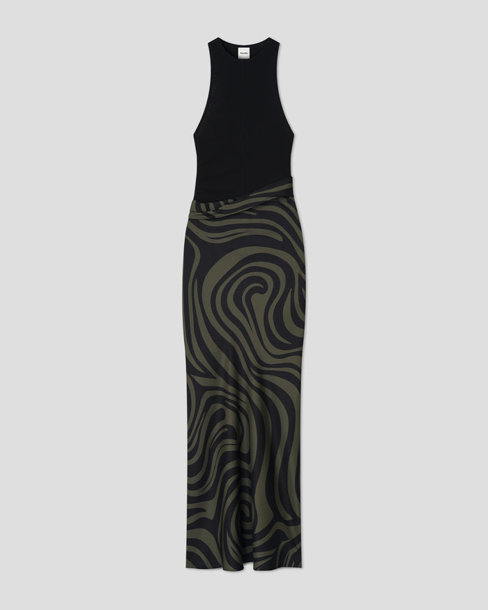 Jordyn - Maxi dress - Midnight Green Swirl