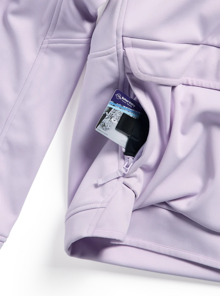 Product image of Kids' Burton Crown Weatherproof Riding Pullover Hoodie[Variant:Moondust Purple]