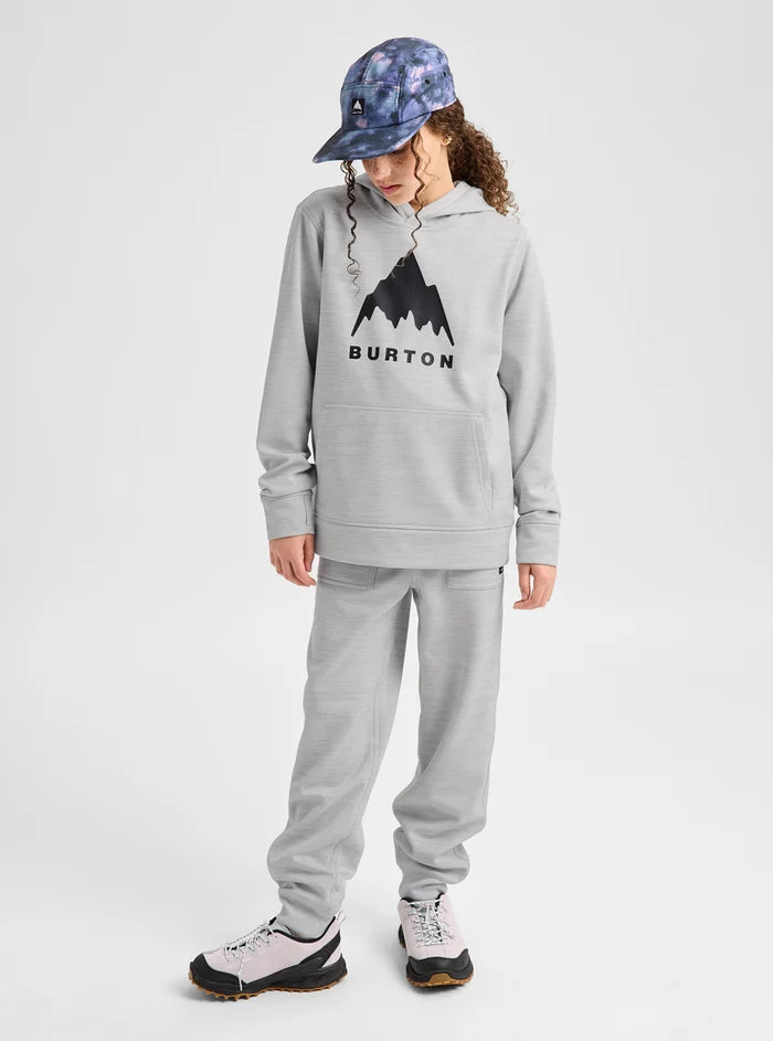 Product image of Kids' Burton Oak Pullover Hoodie[Variant:Gray Cloud Heather]