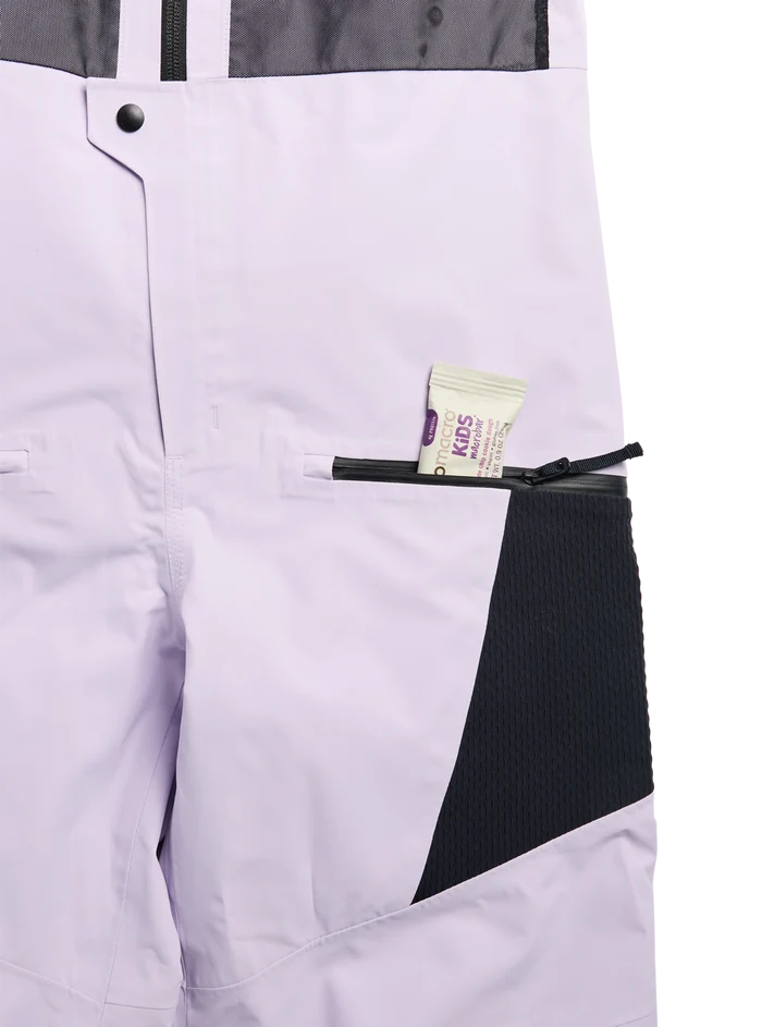 Product image of Kids' Burton Outbeam 3L Bib Pants[Variant:Moondust Purple / True Black]