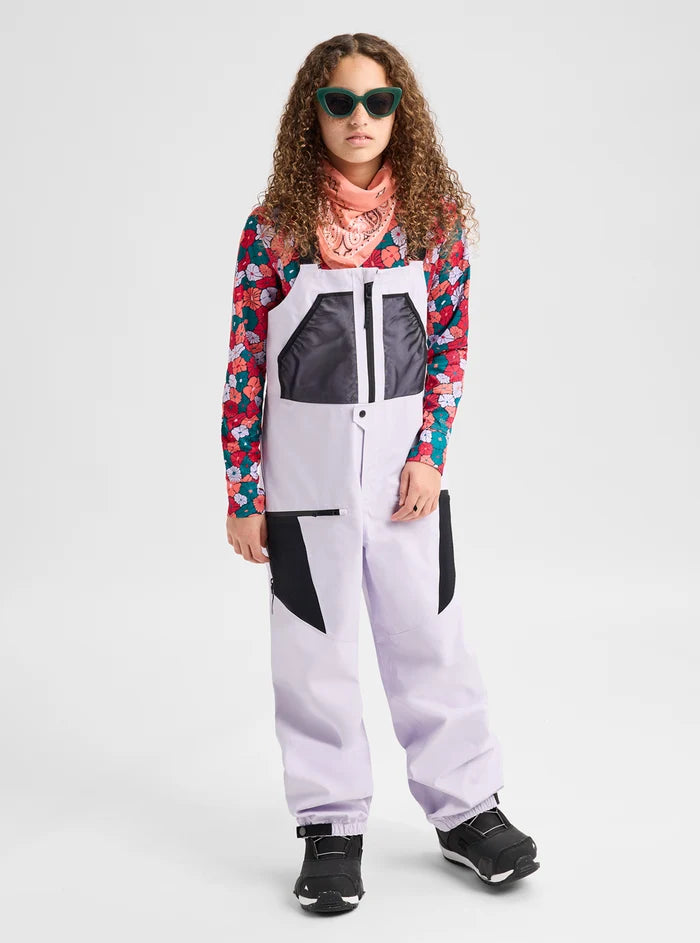 Product image of Kids' Burton Outbeam 3L Bib Pants[Variant:Moondust Purple / True Black]