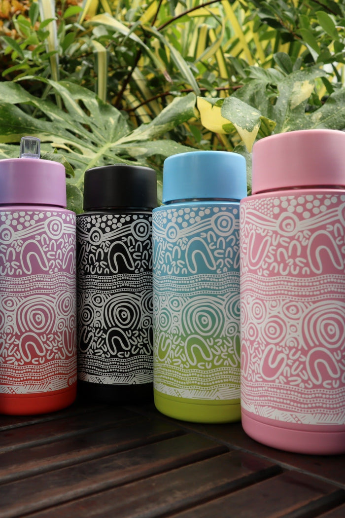 Layered Land 1L- 32oz Water Bottle – Aboriginal Art