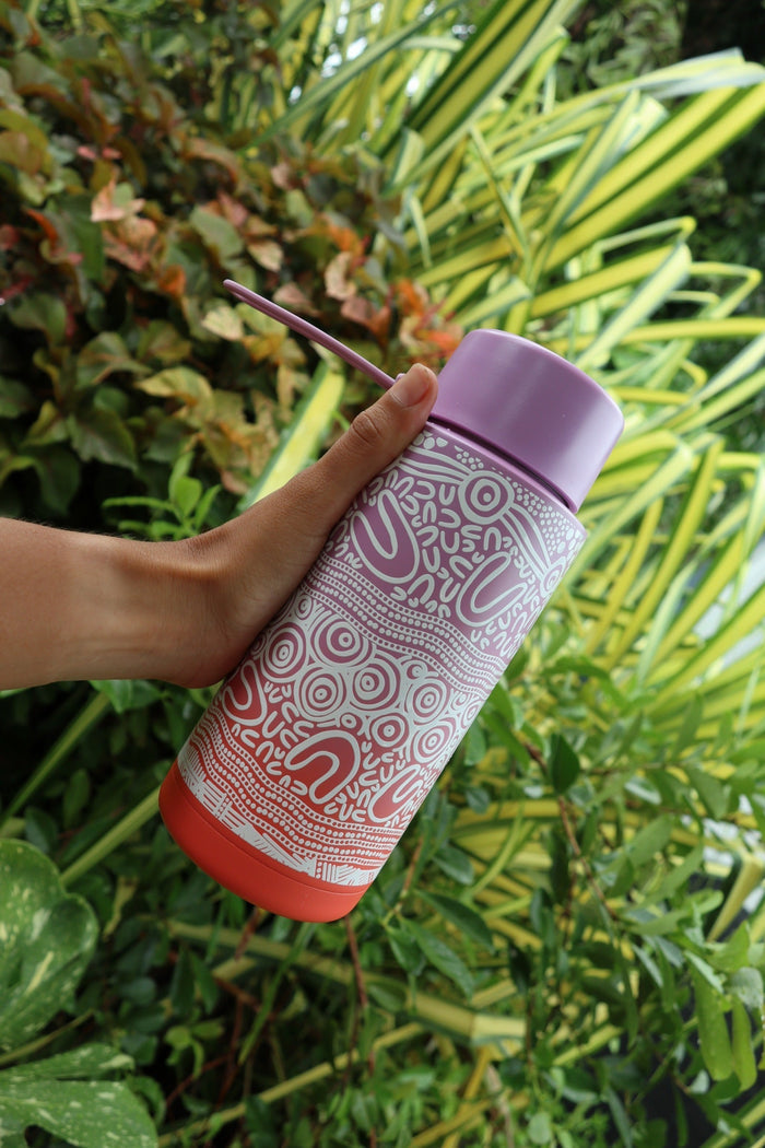 Layered Land 1L- 32oz Water Bottle – Aboriginal Art