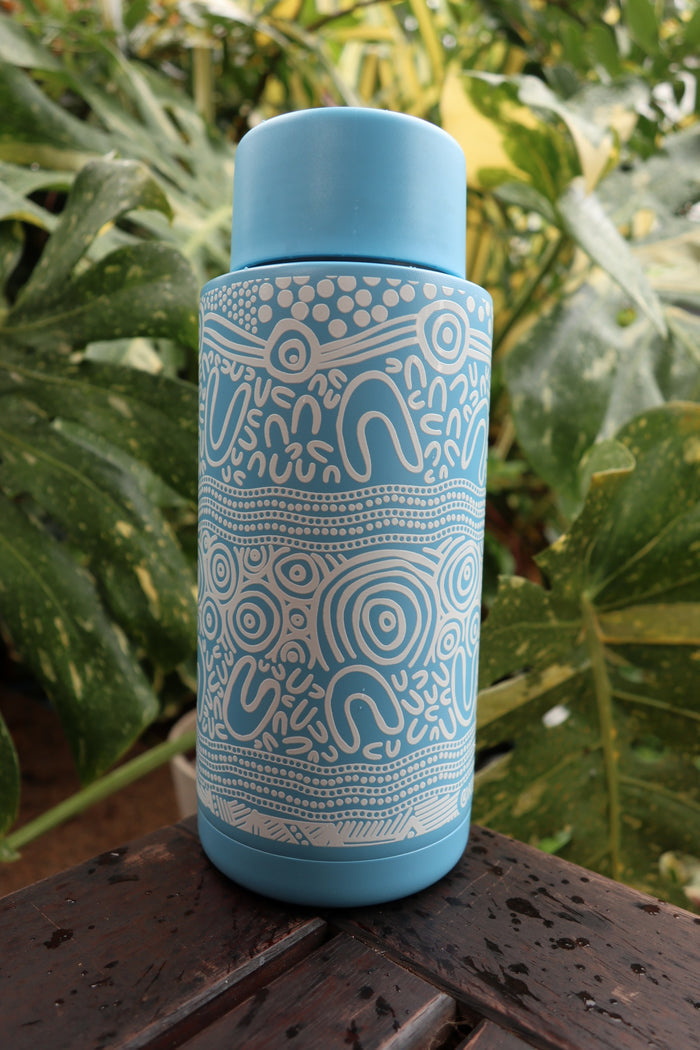 Layered Land 1L- 32oz Water Bottle – Aboriginal Art