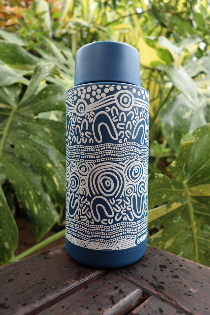 Layered Land 1L- 32oz Water Bottle – Aboriginal Art