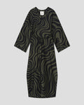 Lyane - Long dress - Midnight Green Swirl