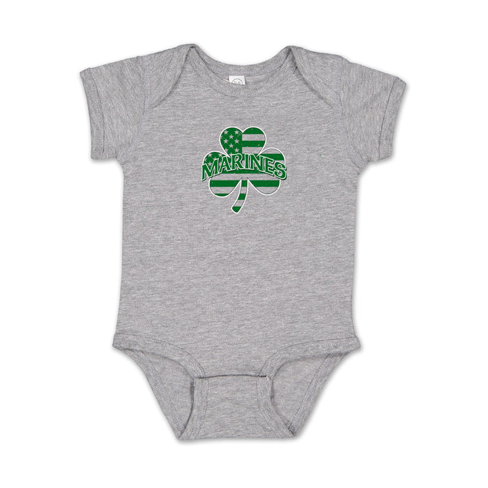 Marines Shamrock Infant Romper