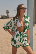 Marnie Button Up Shirt Abstract