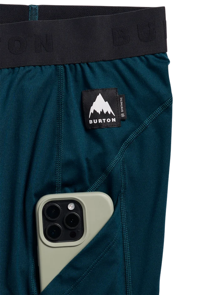 Product image of Men's Burton Synthetic Midweight Base Layer Pants[Variant:Atlantic Teal]