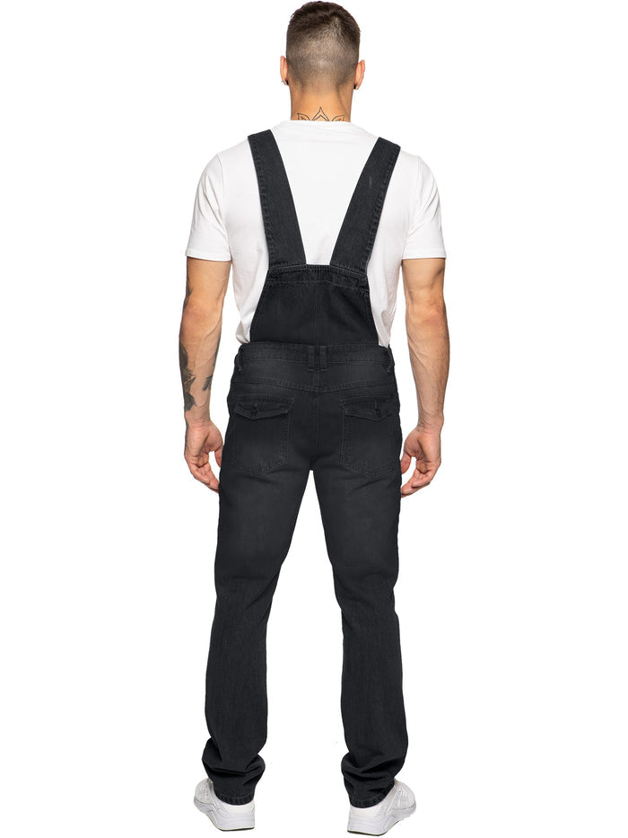 EZD390 Copy of Enzo | Designer Mens Fashionable Denim Overall Dungarees  | Enzo Designer Menswear ENZO RAWDENIM