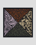 Miani - Silk scarf - Origami Patchwork