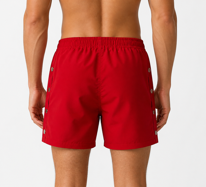 Mixed Emotion - Backyard Nylon Shorts - Red - Clique Apparel