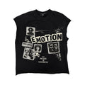 Mixed Emotion - Newspaper Sleeveless Tee -