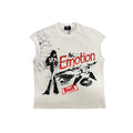 Mixed Emotion - Starboy Sleeveless Tee - White