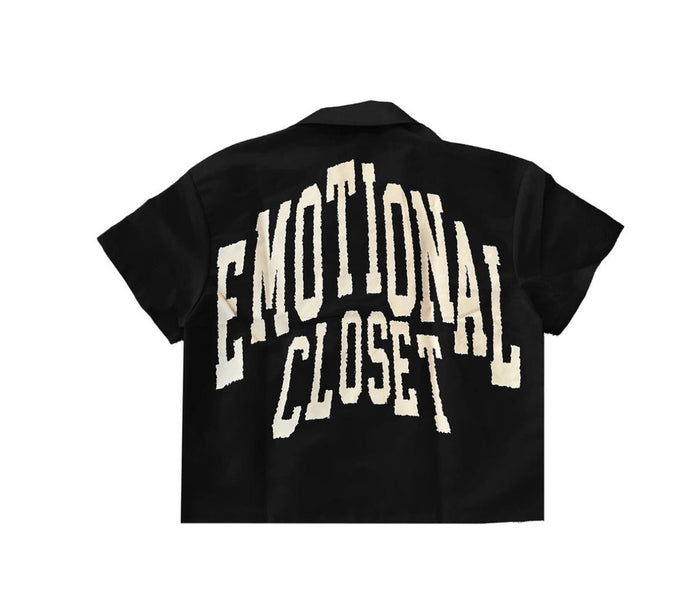 Mixed Emotion- Backyard Nylon Shirt - Black - Clique Apparel