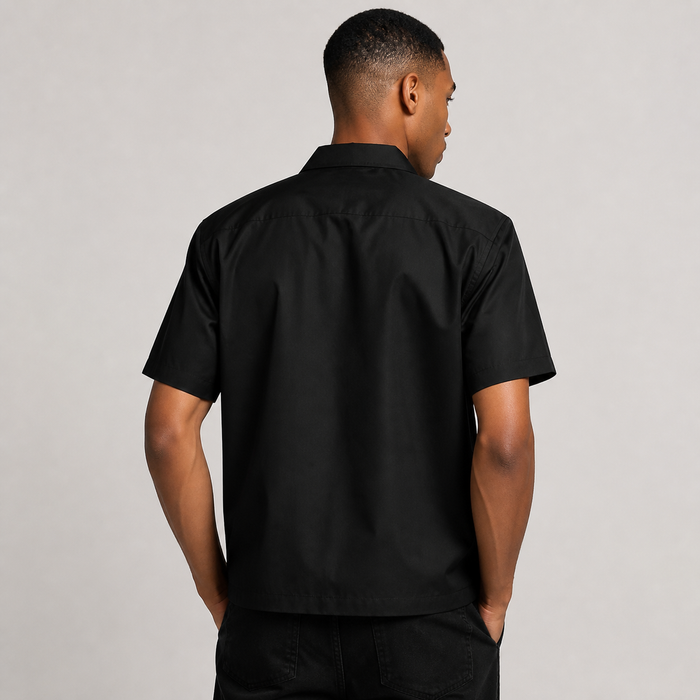 Mixed Emotion- Backyard Nylon Shirt - Black - Clique Apparel