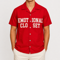 Mixed Emotion- Backyard Nylon Shirt - Red - Clique Apparel