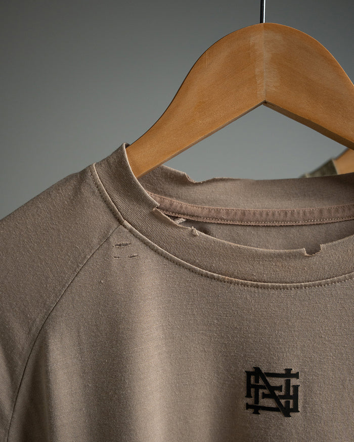 MOTO CROP TEE - OLIVE