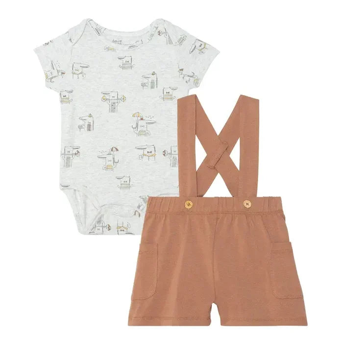 Onesie + Shortall Organic Set