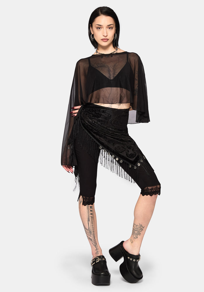 Opulent Coin Devore Scarf