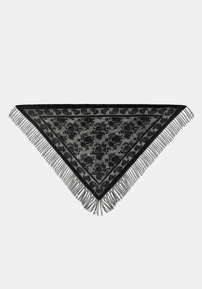 Opulent Coin Devore Scarf