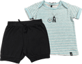 Organic Striped Top and Short Set
