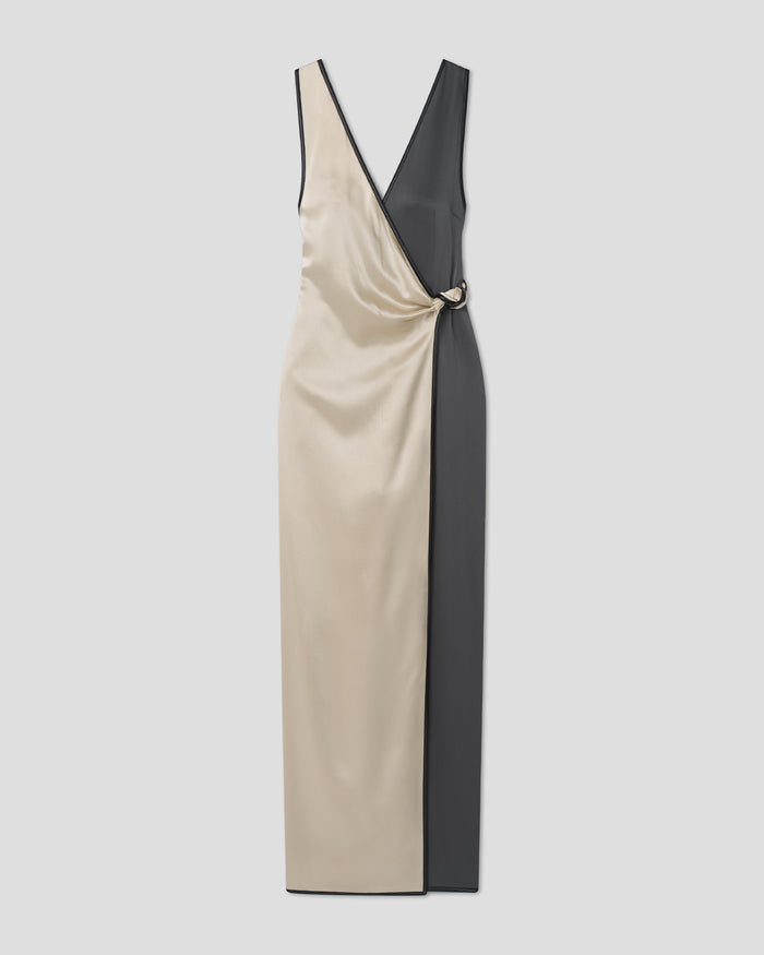 Perach - Sleeveless dress - Eucalyptus/Midnight Green