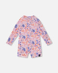 Printed Fields Flowers One-Piece Rashguard