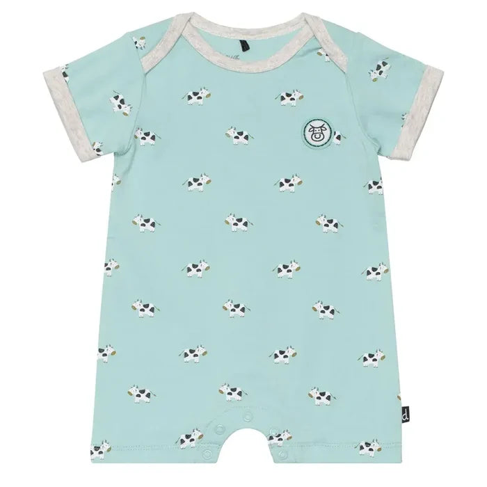 Printed Romper Cow