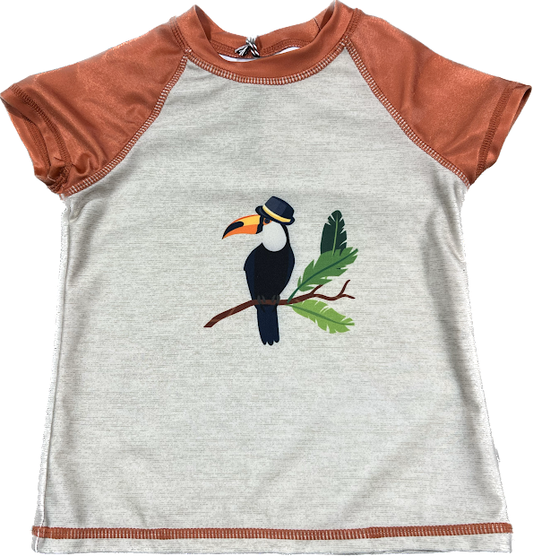 Rashguard SS Toucan Print