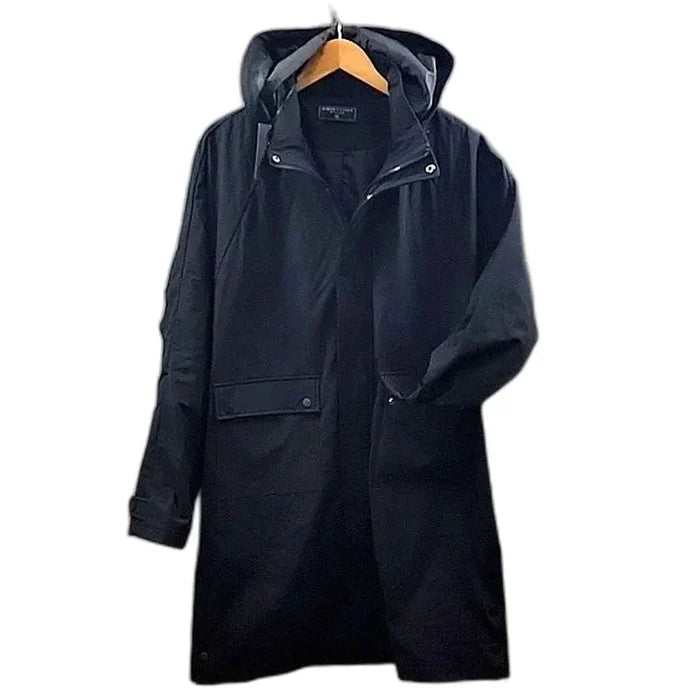 Roberto Vino Milano - Black Hooded Coat - Clique Apparel