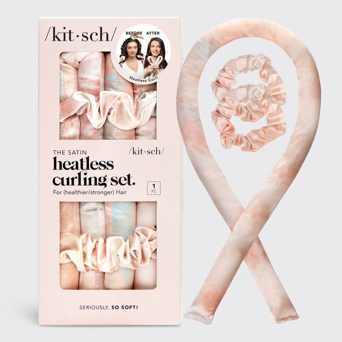 Satin Heatless Curling Set - Tie Dye - Intimate Whispers