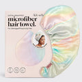 Satin-Wrapped Hair Towel - Aura - Intimate Whispers