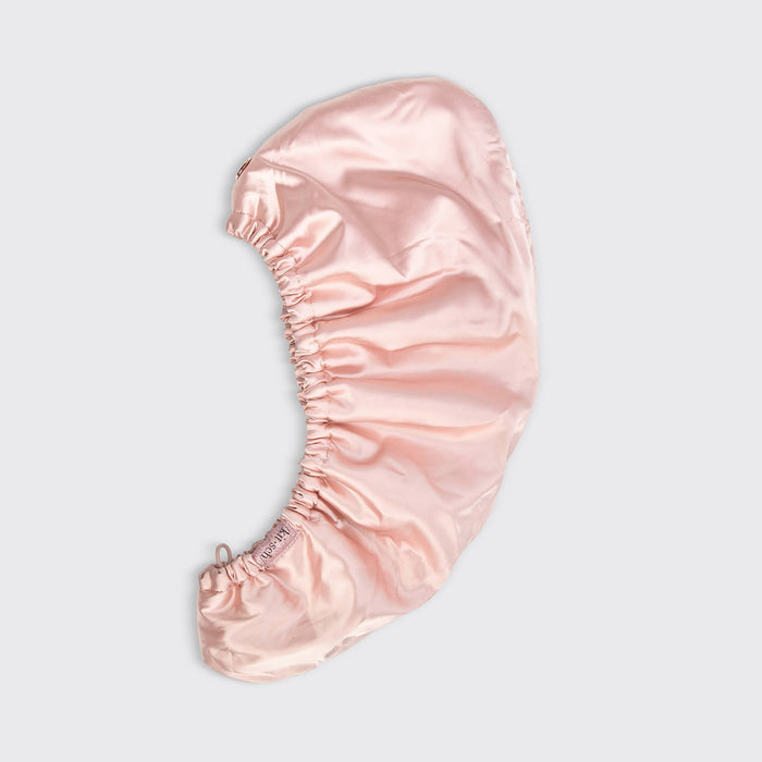 Satin-Wrapped Hair Towel - Blush - Intimate Whispers