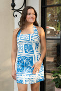 Sea Glow Mini Dress