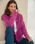 Shetland Cardigans - Mulberry