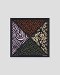 Shoul - Silk scarf - Origami Patchwork