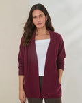 Sienna Edge to Edge Cardigan - Merlot