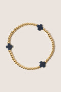 Signature Cross 3mm Gold Bracelet