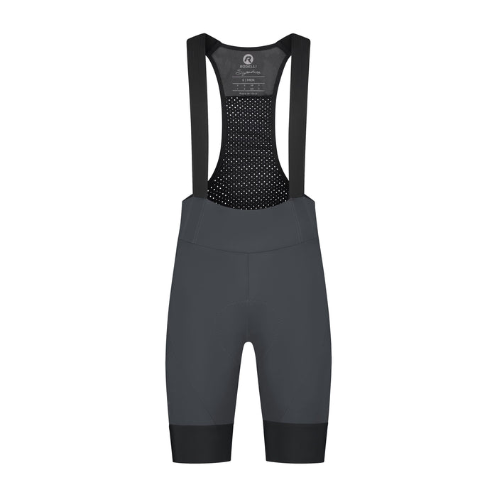 Rogelli Signature korte fietsbroek heren grijs voorkant.
