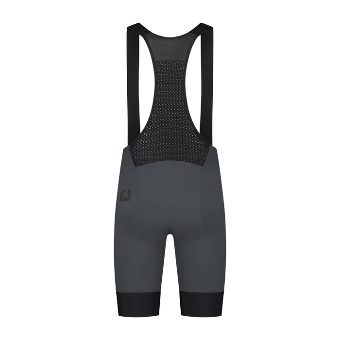 Rogelli Signature korte fietsbroek heren grijs achterkant.