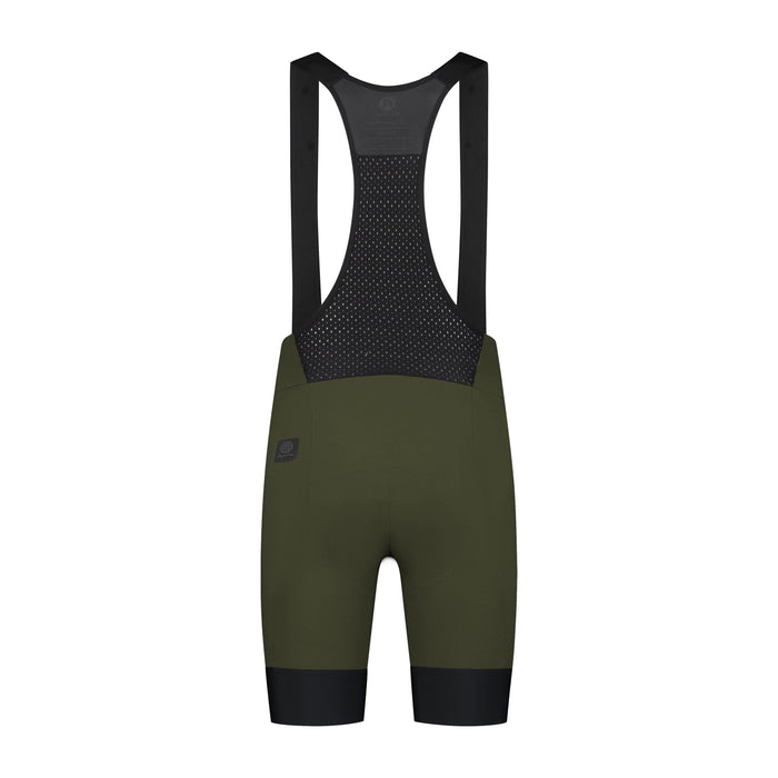 Rogelli Signature korte fietsbroek heren groen achterkant.