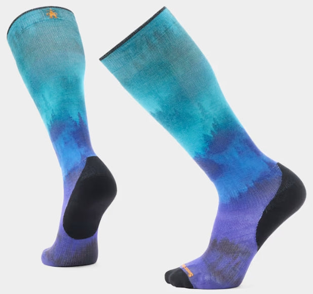 Ski Compression Print Over The Calf Sock - Unisex