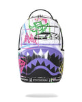 Sprayground - Stencil Shark Attack Black & White Split Backpack
