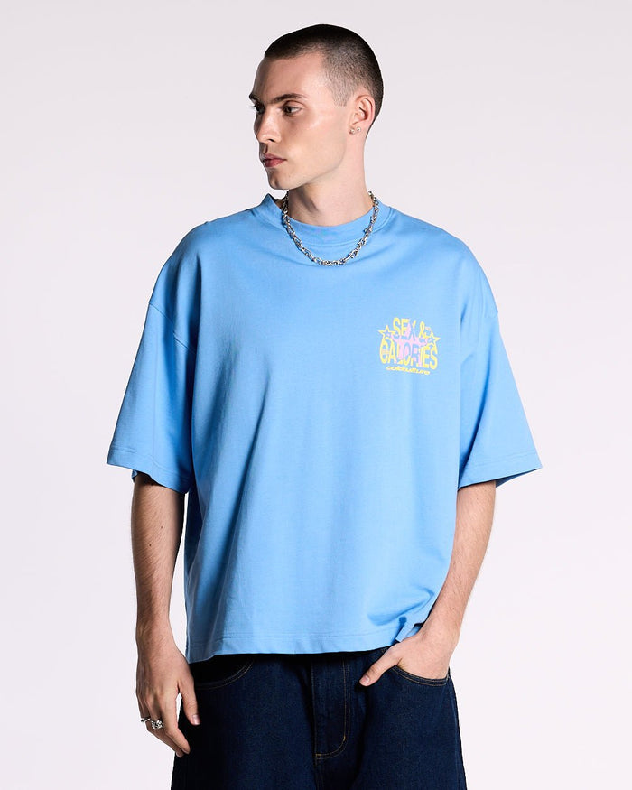 SWEET CALORIES TEE VISTA BLUE - COLD CULTURE #man