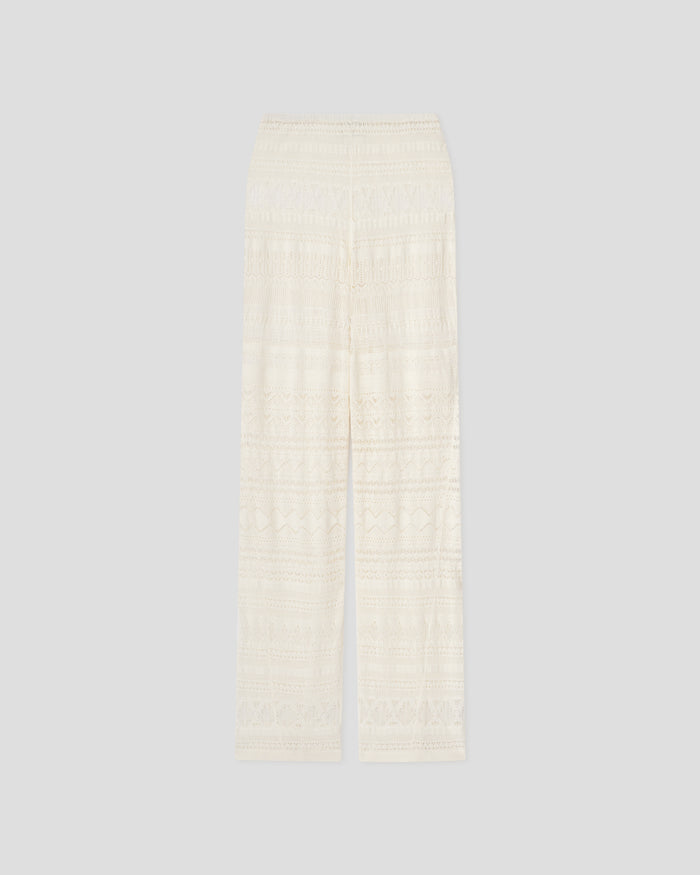Tau - Knit pants - Off White