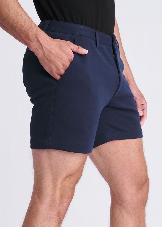 TEXTURED STRETCH KNIT CHINO SHORTS
