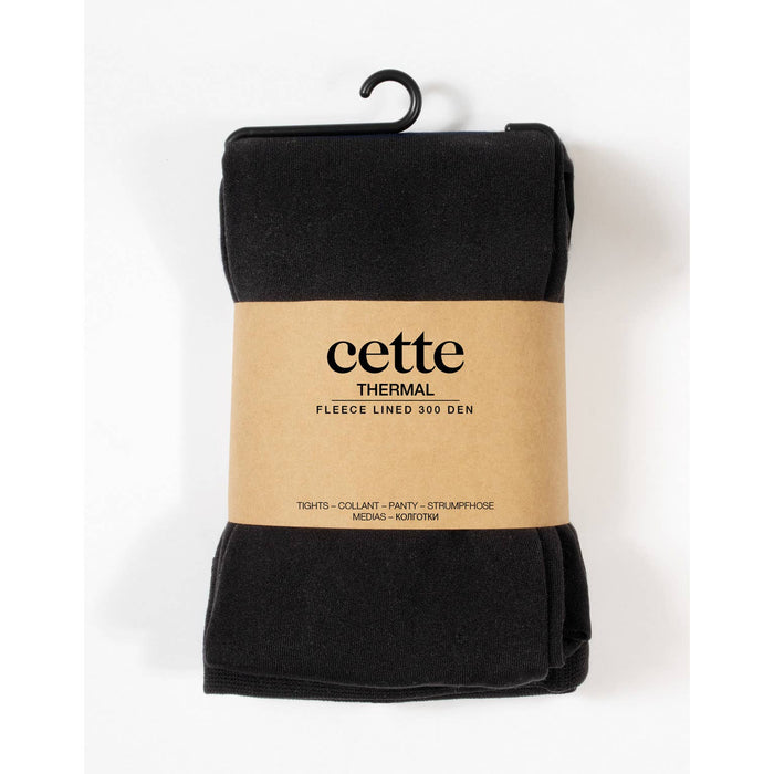 Thermal Tights with Warm Fleece-Black - Intimate Whispers