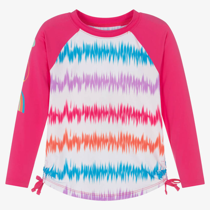Tie Dye Stripe Longsleeve Rashguard