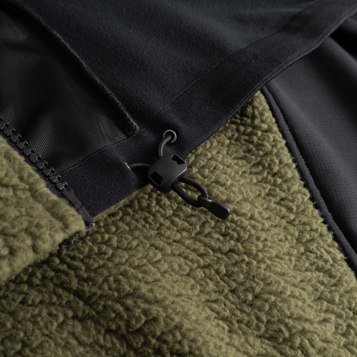 Tindur Shearling Zipped Hoodie